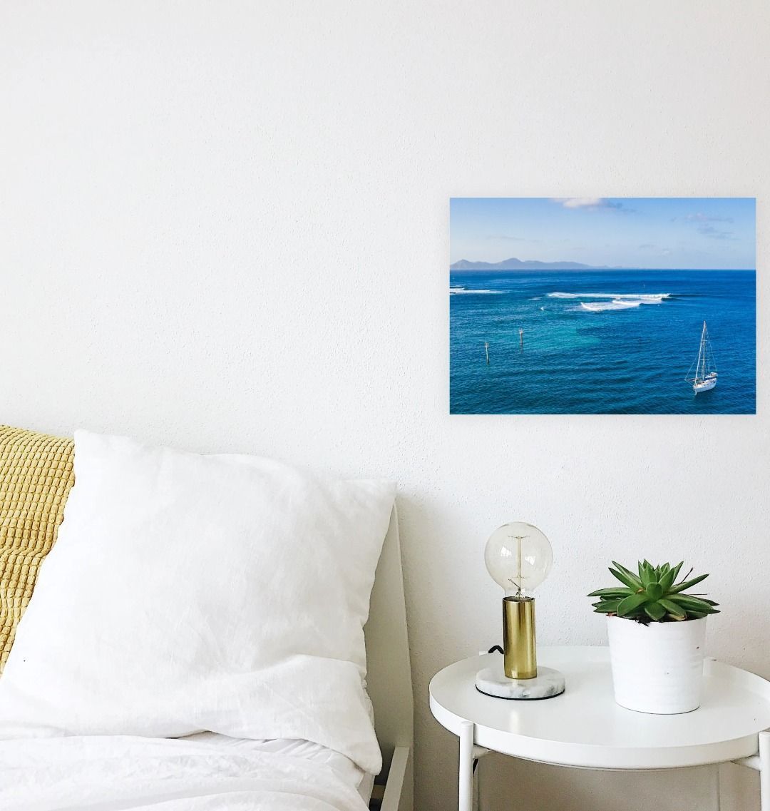 St Vincent Surf Check Print