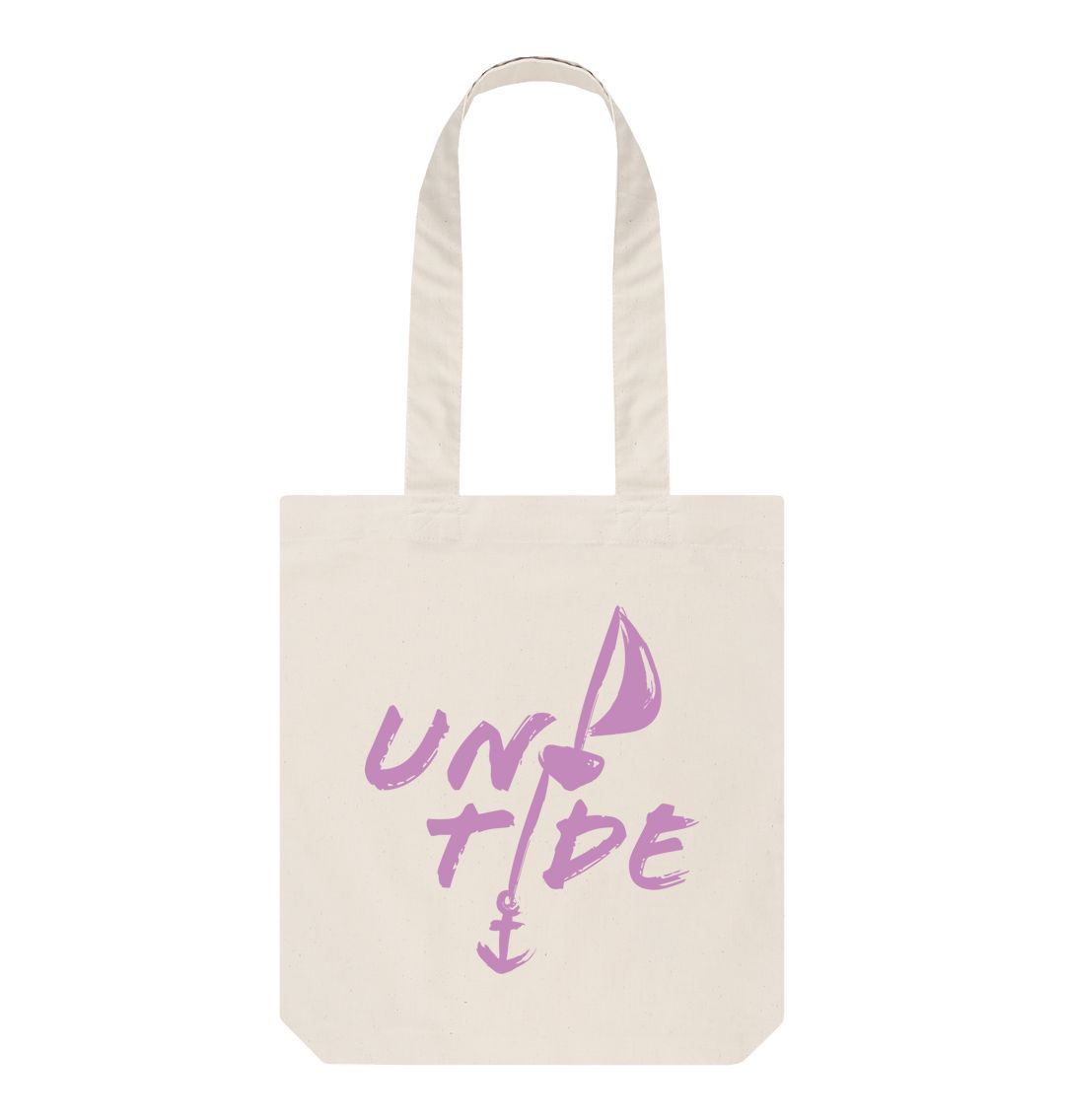 Natural Untide Organic Cotton Tote - Dusty Pink